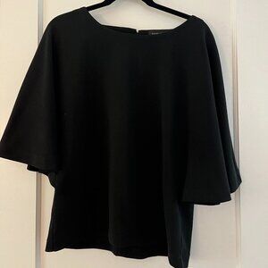 Banana Republic Black Flared Sleeve Top - Size M